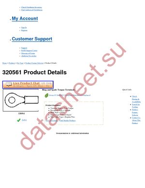 320561 datasheet  